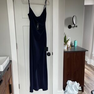 Lulu’s Navy Blue Maxi Dress